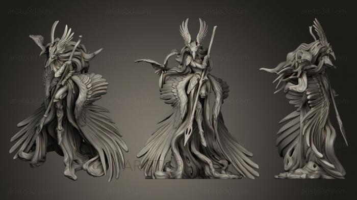 Figurines heroes, monsters and demons (STKM_0387) 3D model for CNC machine
